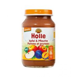 Пюре с яблоком и сливой с 6 месяцев Holle, 190 г
