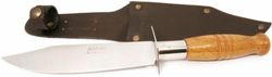 купить Нож MAM 70 Light Hunting Knife With Wood Handle And Leather Case в Кишинёве 