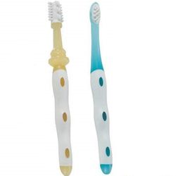 ”Baby-Nova” Set periuță de dinți pentru învățare, fără BPA, 2 buc, (33150)