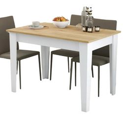 купить Стол Trendy Kiev 512-Alb, Stejar 110x75x72cm в Кишинёве 