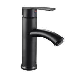 купить Смеситель для умывальника Hydro S Aquafix 25 din inox, neagră (0400320) в Кишинёве 