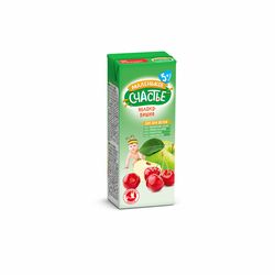 Suc de mere și vișine Malenkoe Schastie, 200ml