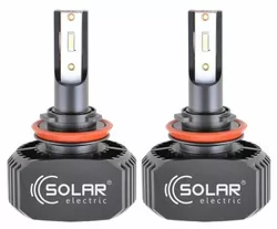 купить Автомобильная лампа Solar H11 12/24V 40W 5000Lm 6000K, CSP1860 2шт в Кишинёве 