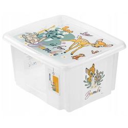 cumpără Cutie depozitare Keeeper Bambi Transparent (12237001) 24L для игрушек în Chișinău 
