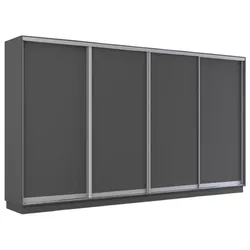 cumpără Dulap Mobildor-Lux Fox uși glisante din PAL (400x60x230H cm) Anthracite în Chișinău 