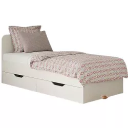 cumpără Pat pentru copii MebelStar 900 LILU 90x200 (cu sertare) White (MBS-1303) în Chișinău 