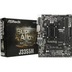 B ASRock J3355M (Celeron APOLLO LAKE Dual-Core J3355/2xDDR3/2xSATA3, mATX)