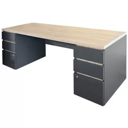купить Офисный стол Deco Urban Double Box Incorporat 2000x680 в Кишинёве 