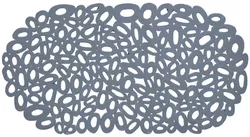 cumpără Covoraș de baie Bisk 08462 antiderapant GRAVA ECO 68/36 albastriu în Chișinău 