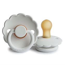 Пустышка латексная Frigg (0-6 мес) White