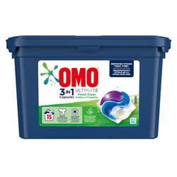 Omo Ultimate Trio Capsule Fresh Clean, 15 шт.
