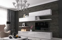 cumpără Set mobilă living Indart Livingul Kubo 11 (300x43x210) în Chișinău 