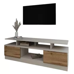 cumpără Comodă TV Smartex (16508) Т9 120cm TV Kashemir+Stejar Inchis în Chișinău 