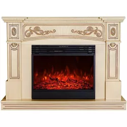 купить Камин электрический ArtFlame Marmaris & Mirabella, 1000x1350x330 mm, Fildeş в Кишинёве 