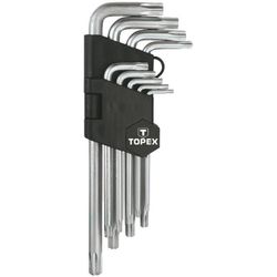 cumpără Set de unelte de mână Topex 818 Chei Torx lungi T10-T50 (1set-9buc) (35D961) în Chișinău 
