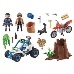 cumpără Mașină Playmobil PM70570 Police Off-Road Car with Jewel Thief în Chișinău 