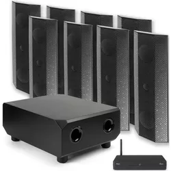 купить Колонки Hi-Fi LitheAudio 7.1 Wireless Surround Sound Cinema Kit With WiSA Cinema Hub (B-IO1-W-71CH-B) в Кишинёве 