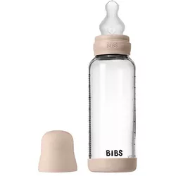 купить Поильник BIBS 50201244 Biberon din sticla anticolici Blush cu tetina din silicon 3+ luni, 240ml в Кишинёве 