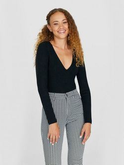 Трикотаж Stradivarius Чёрный 5063/713/001