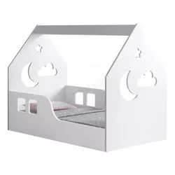купить Кровать Happy Babies House Cloud L03 80x160 (White) в Кишинёве 