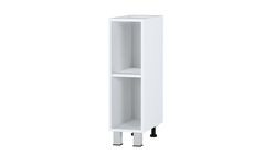 Lower, open kitcen cabinet, white, 250 mm