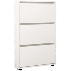 купить Полка для обуви Mobildor-Lux Leo Slim 50x16x125H cm White в Кишинёве 