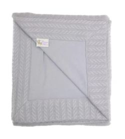 купить Детское постельное белье PernaMea Paturica tricotata 100x100cm Gri (PM.101352/1) в Кишинёве 