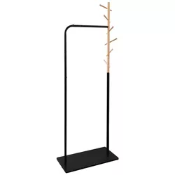купить Вешалка для одежды Deco GC7758 Black+Natural в Кишинёве 