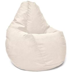cumpără Fotoliu BeanBag BeanBag BM5981, Maserrati Velour în formă de pară Fotoliu, mare, vanilie în Chișinău 