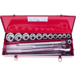 cumpără Set de unelte de mână King Tony 6316MR set de chei tubulare de 3/4", 6 fațete. accesorii 21-50 mm, 16 buc. în Chișinău 