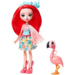 Enchantimals Păpușa Fanci Flamingo si Swash