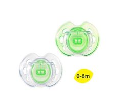 Пустышка силиконовая ортодонтическая Day Tommee Tippee (0-6 мес.), 2 шт.
