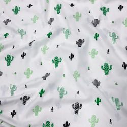 Пеленка байковая HB (100x80 cm) Cactus