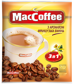 MacCoffee 3в1 Французская ваниль (20пак в упаковке)