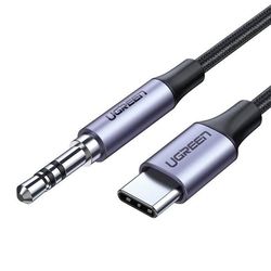 UGREEN Cable Stereo Type-C to 3.5mm 1m, Deep Gray