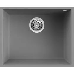 купить Мойка кухонная Elleci QUADRA 105 (540x440 mm) UNDERMOUNT 68 titano в Кишинёве 