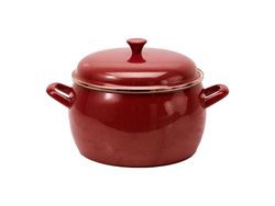 Cratita emailata Bordo 22cm, 5.7l, capac din metal
