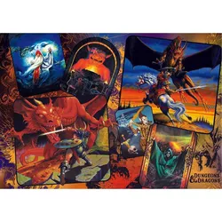 купить Головоломка Trefl 10739 The Origins of Dungeons & Dragons (1000 pcs) в Кишинёве 