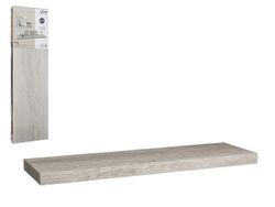 Полка 80X23.5X3.8cm Five Fixy, серая, МДФ