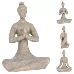 cumpără Decor H&S 17096 Statueta Doamna Yoga 29cm, ceramica în Chișinău 