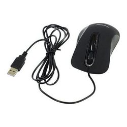 Mouse Canyon Barbone, Optical, 1200dpi, 3 buttons, Ambidextrous, Black, USB