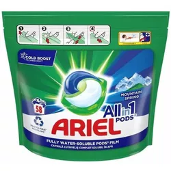 купить Порошок для стирки Ariel 2153 PODS MOUNT SPRING GEL CAPS 58X25.2G в Кишинёве 