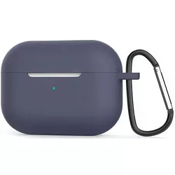 купить Чехол для наушников Helmet Airpods Pro, silicone, Dark Blue в Кишинёве 