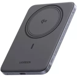 cumpără Acumulator extern USB (Powerbank) Ugreen 75984B, Wireless Magsafe Ultra-Slim Qi2 5000mAh, 15W, Grey în Chișinău 