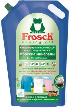 Frosch жидкое средство для стирки Морские минералы 2 л