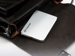 2.0TB (USB3.1/Type-C) 2.5" Transcend "StoreJet 25C3S", Silver, Aluminum Casing, Ultra-Slim&Light