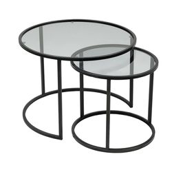 купить Журнальный столик Trendy Set masuta de cafea, Tokyo, Negru, 60x39x60cm в Кишинёве 