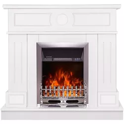 купить Камин электрический ArtFlame Ambasador & Galileo silver, 978x1048x300 mm, Alb в Кишинёве 