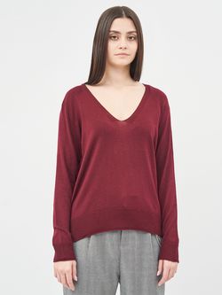 Трикотаж Stradivarius Бордо 1504/103/660