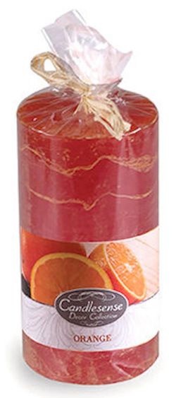купить Декор Promstore 46129 Zniczplast Свеча ароматизированная Decor 14x7cm, 60ч, Апельсин в Кишинёве 